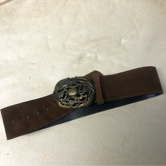 Vintage Phoebe couture suede leather belt xs - Picture 8 of 9